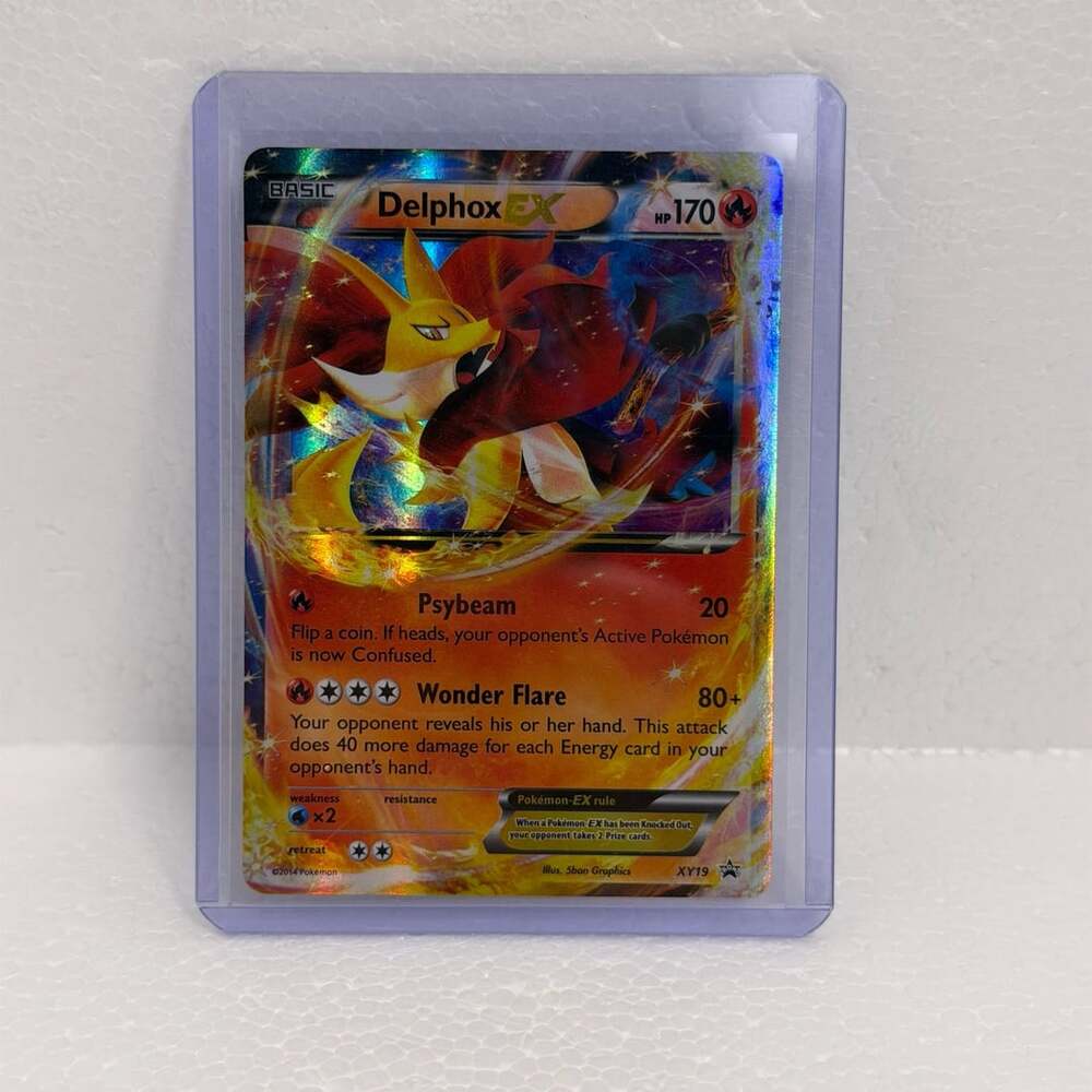 Pokemon Delphox EX XY19 Black Star Promo Holo Card